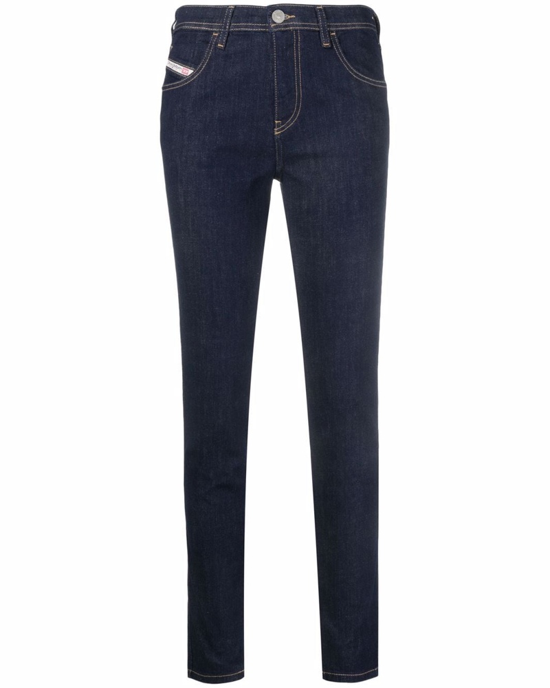 Diesel Damen Skinny-Jeans mit hohem Bund