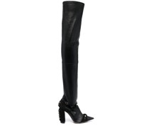 Verzierte Overknee-Stiefel
