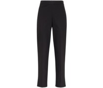 Cropped-Hose mit hohem Bund