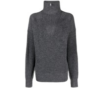 Pullover mit kurzem Reißverschluss