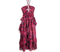 Minikleid mit Blumen-Print