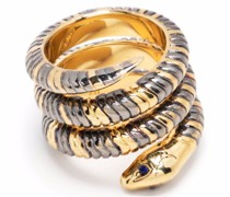 Gewickelter Ring im Schlangen-Design