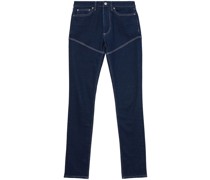 Skinny-Jeans mit Stickerei