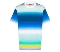 ombré-print cotton T-shirt