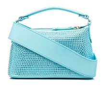 Kleine Satchel-Tasche mit Strass