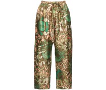 Cropped-Hose mit Kordelzug