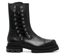 Schnürstiefel im Biker-Look