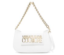 Schultertasche mit Logo-Schild