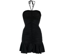 Drapiertes Midikleid