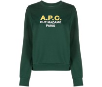 A.P.C. T-Shirt mit Logo-Print