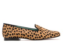 Loafer mit Animal-Print
