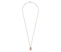 18kt Rotgoldhalskette mit Diamanten