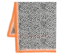 zebra-print scarf