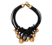 Halskette mit Perlen im Layering-Look