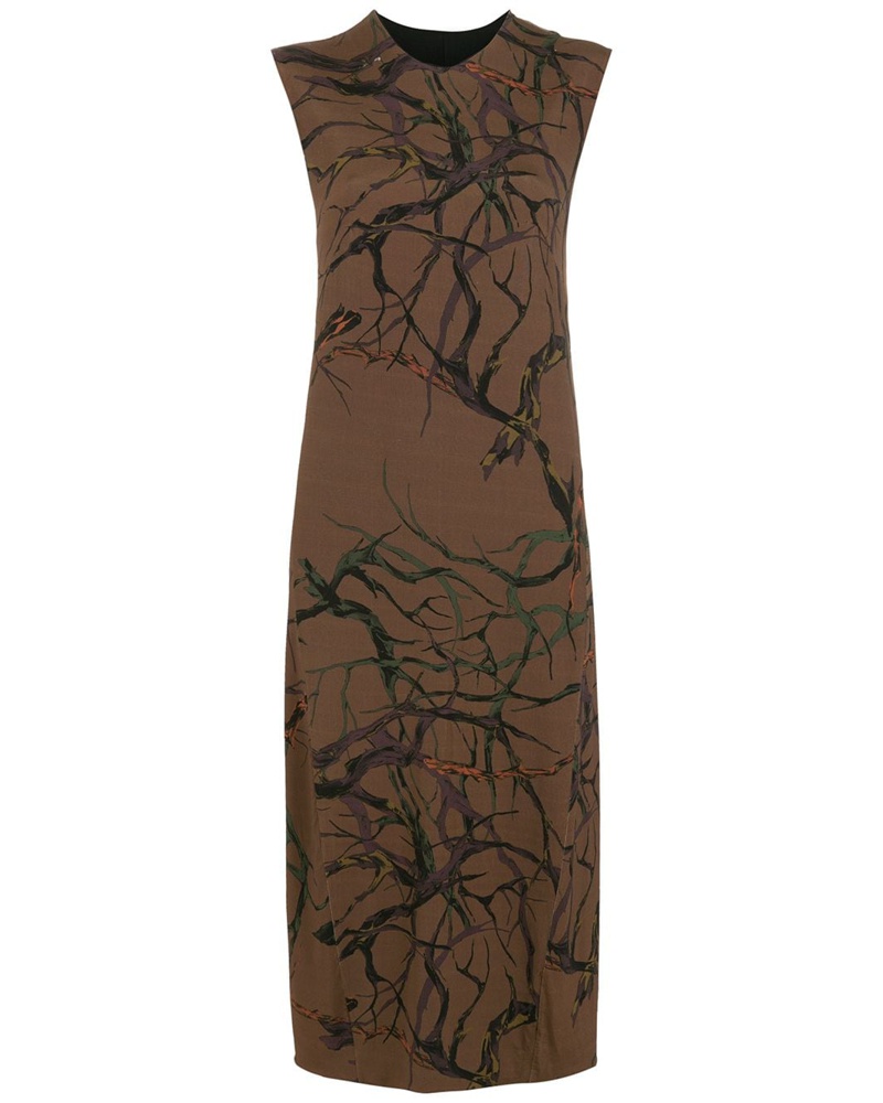 Osklen Damen Double Tangle Midikleid
