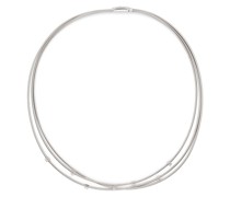 18kt Weißgoldhalskette mit Diamanten