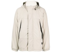 Kapuzenjacke mit verdecktem Verschluss