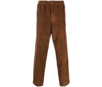 Tapered-Cordhose mit Logo-Patch