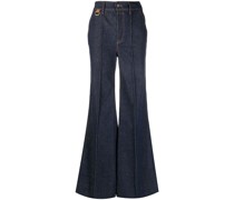 Ausgestellte Taillenjeans