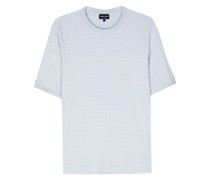 chevron-stitch short-sleeve T-shirt