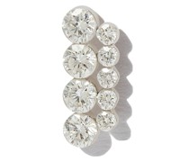 18kt Weißgoldohrring mit Diamanten
