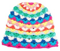 Gehäkelte Over the Rainbow Beanie
