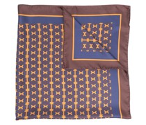 Seidenschal mit geometrischem Print