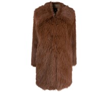 Oversized-Mantel aus Faux Fur