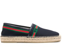 Espadrilles mit Webdetail