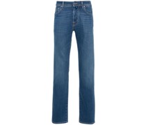 Halbhohe Bard Slim-Fit-Jeans