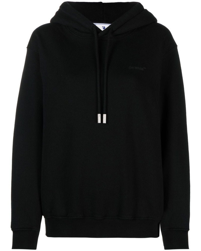 OFF-WHITE Damen Hoodie mit Diag-Streifen