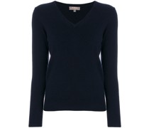 Kaschmirpullover mit V-Ausschnitt