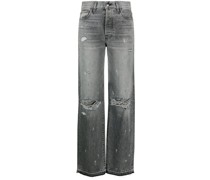 Gerade Jeans im Distressed-Look