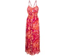 Maxikleid mit grafischem Print