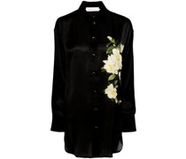 Harmony floral-print silk shirt
