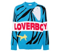 Loverboy Intarsienstrick-Pullover