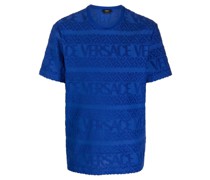 T-Shirt mit La Greca-Muster
