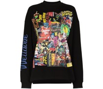 Sweatshirt mit Horror-Print