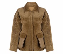Wendbare Shearling-Jacke