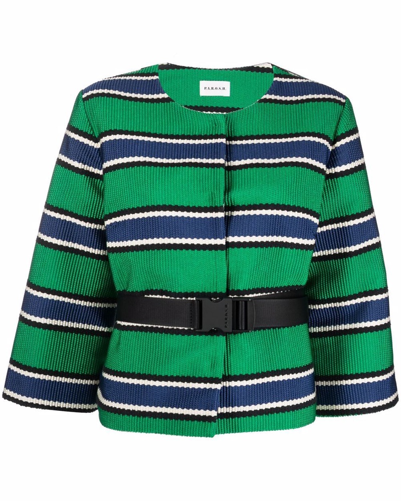 P.A.R.O.S.H. Damen P.A.R.O.S.H. Gestreifte Jacke