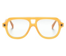 Getönte Pilotenbrille