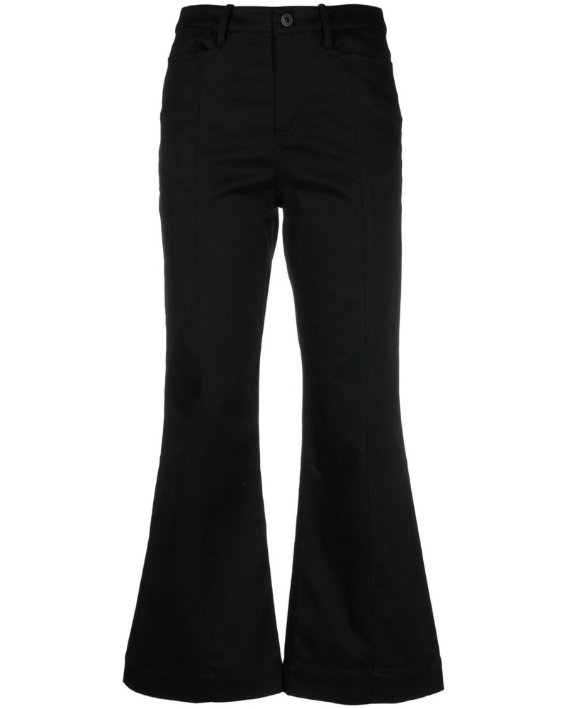 Proenza Schouler Damen Ausgestellte Cropped-Hose