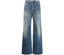 Bootcut-Jeans mit hohem Bund