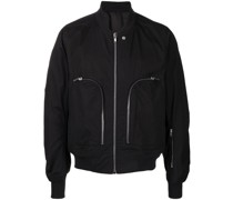 Bomberjacke mit Reißverschlüssen
