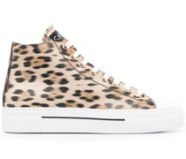 Sneakers mit Animal-Print