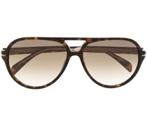 Getönte Pilotenbrille