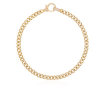 18kt Gelbgoldarmband mit Diamanten-Pavé