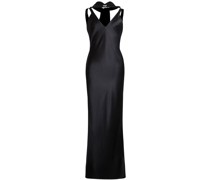 Langes Seidenkleid