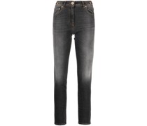 Skinny-Jeans mit Stone-Wash-Effekt