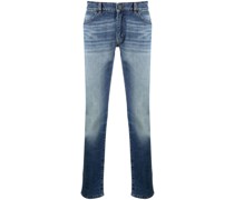 Tief sitzende Straight-Leg-Jeans